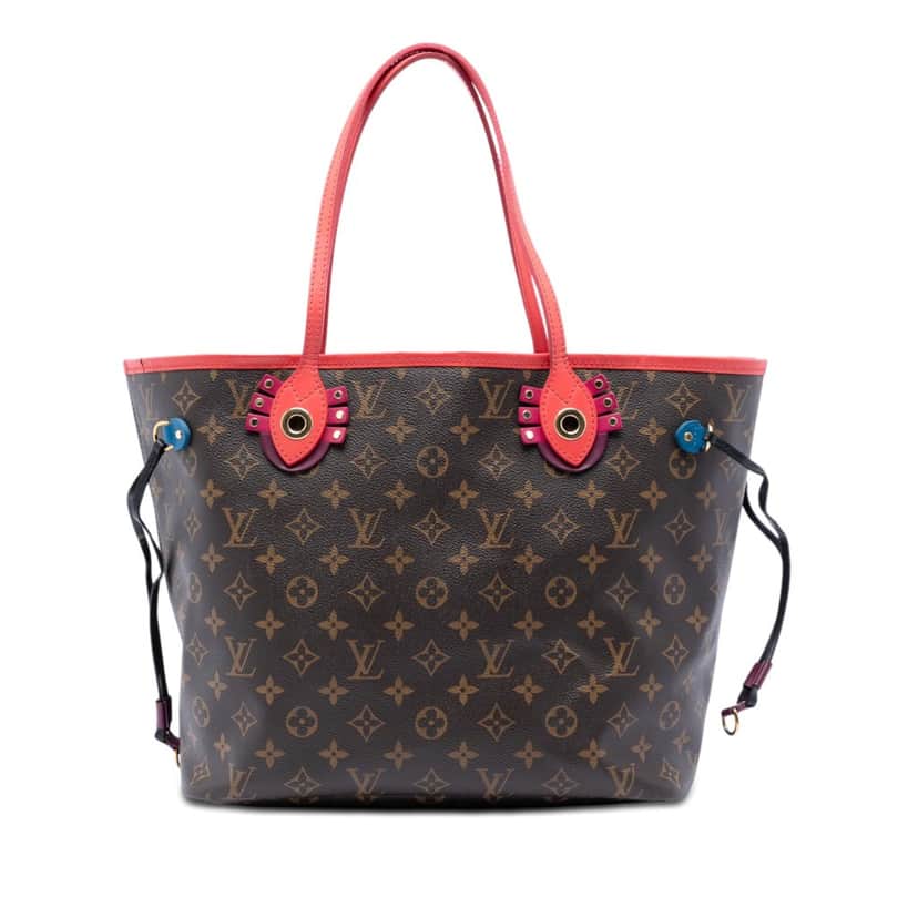 Louis Vuitton Monogram Totem Neo Neverfull MM Brown Very good condition - Front View