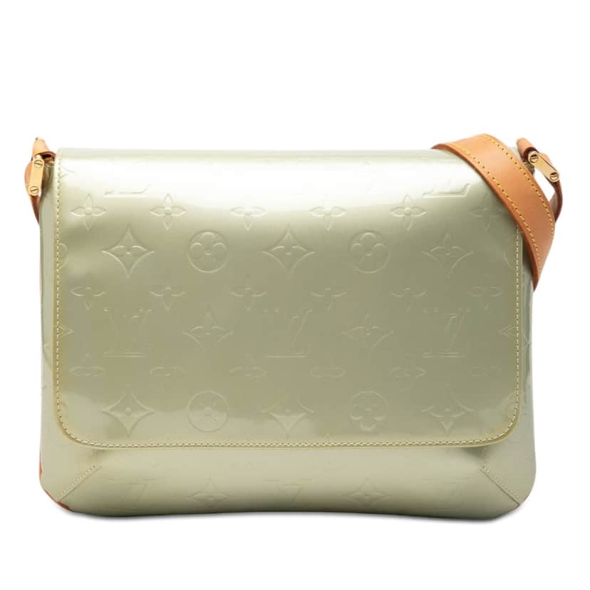 Louis Vuitton Monogram Vernis Thompson Street Green Leather Very good condition - Front View