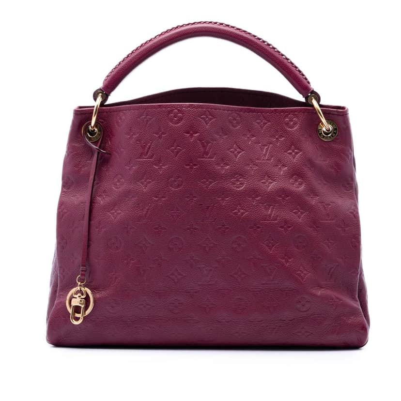Louis Vuitton Monogram Empreinte Artsy MM Red Leather Very good condition - Front View