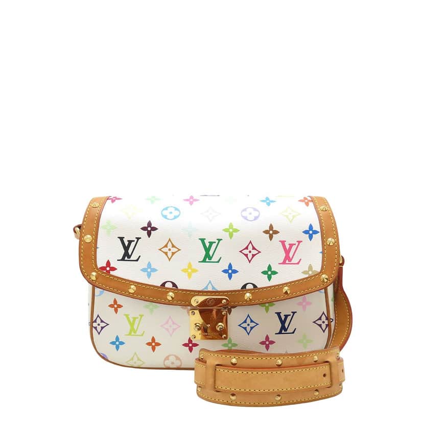 Louis Vuitton Monogram Multicolore Sologne White Very good condition - Front View