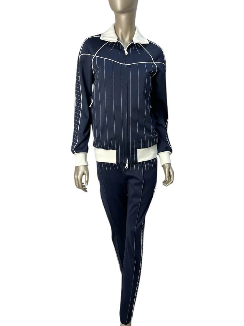 Valentino Sport tracksuit with contrast stitching White Good condition - Front View
