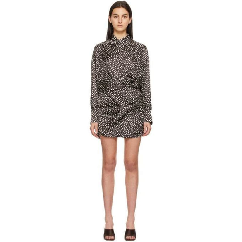 Magda Butrym Magda Butrym Polka-Dot Silk Dress Sz.34 Pre-owned Other Silk Good condition - Front View