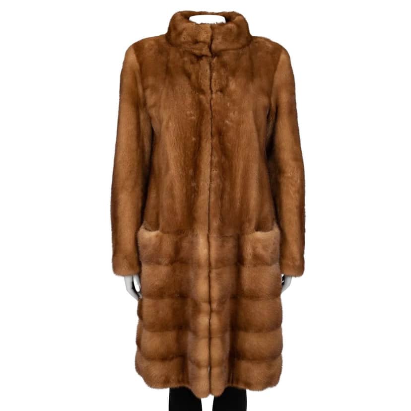 Celine Celine Vintage Coat Sz.40 Pre-owned Brown Good condition - Front View