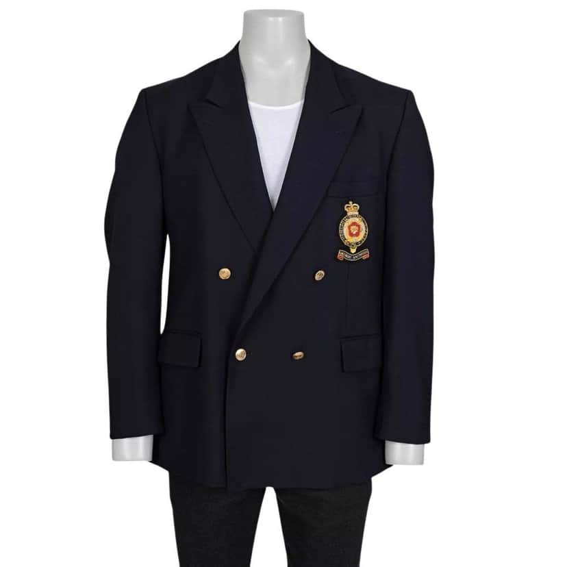 Christian Dior Dior Men's Wool Jacket Sz.IT44/XXL Pre-owned Blue Wool Good condition - Front View