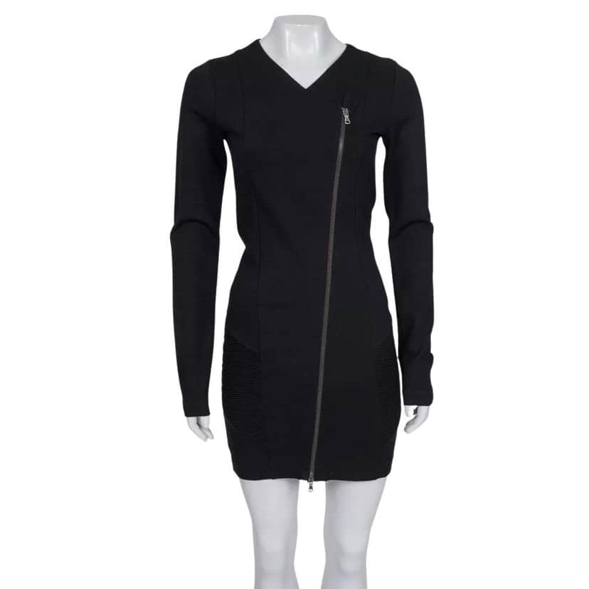 Pierre Balmain NWOT Pierre Balmain Black Bodycon Dress  EU38 M pre-owned Black Never worn - Front View