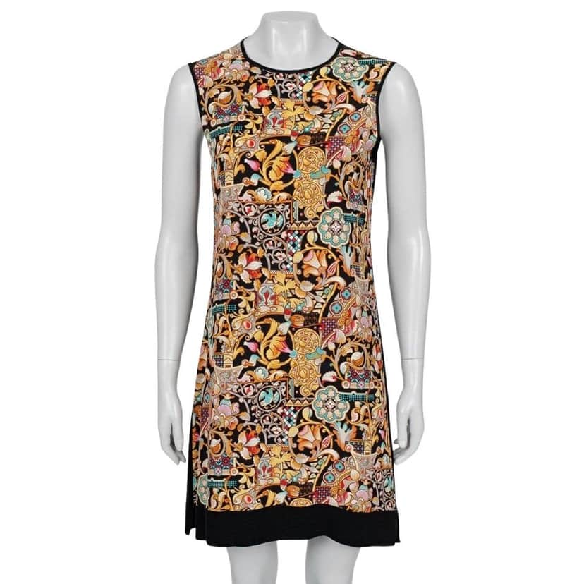 Louis Vuitton Louis Vuitton Multicolor Geometric Sleeveless Dress Sz.M pre-owned Other Good condition - Front View
