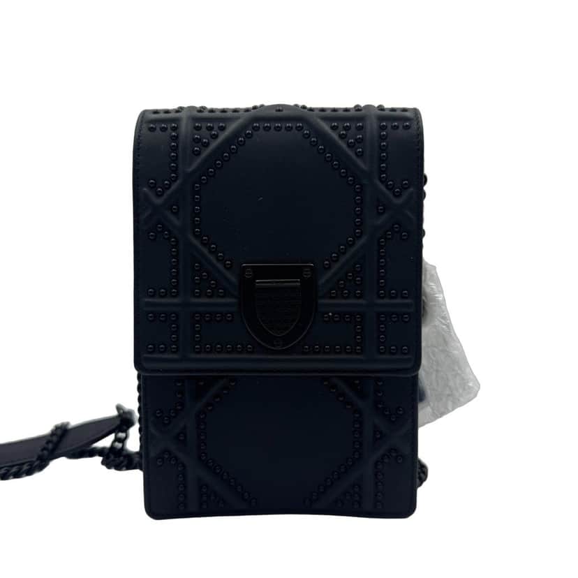 Dior Diorama Black Leather Very good condition - Front View