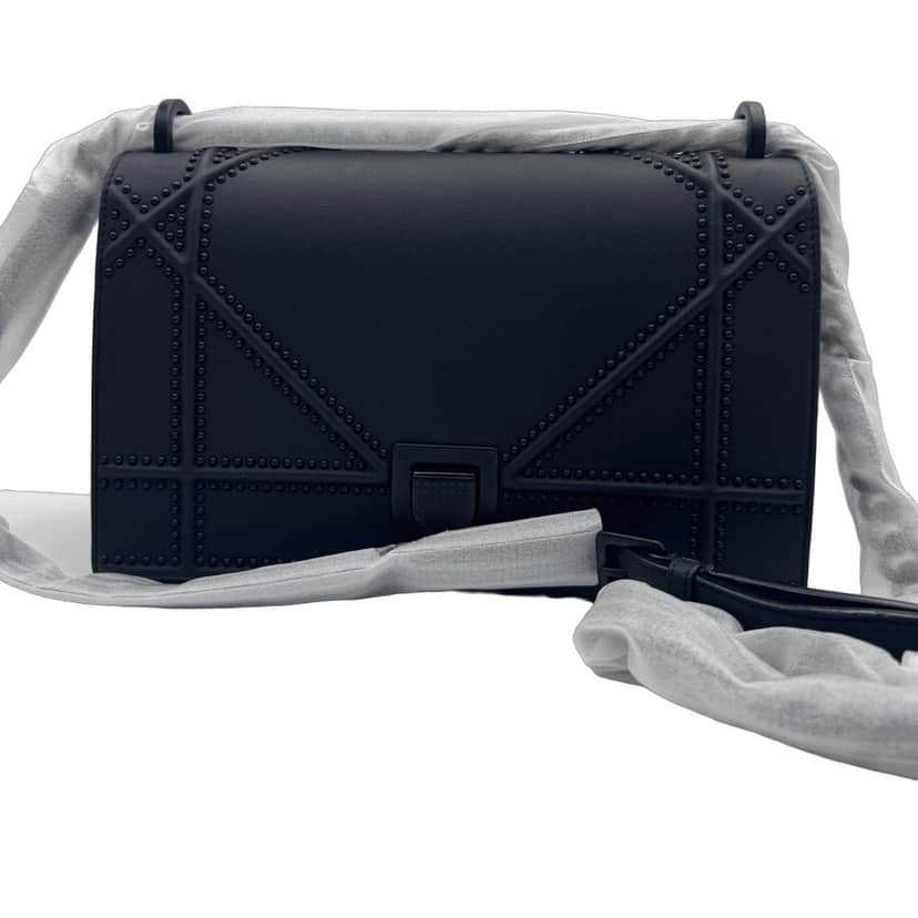 Dior Diorama Black Leather Very good condition - Front View