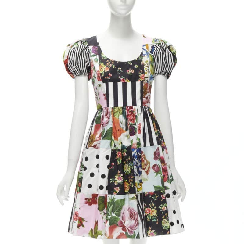 Dolce & Gabbana Sicilian Cotton Poplin Dress Other Cotton Very good condition - Front View