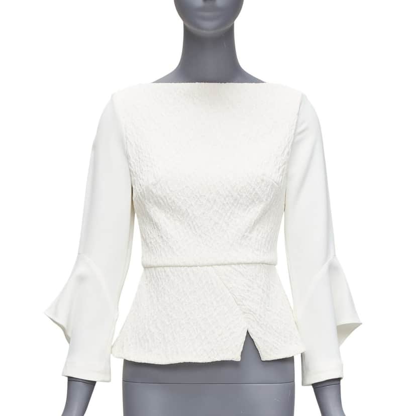 Roland Mouret RIchardson Beige Polyamide Never worn - Front View