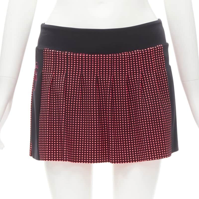 Fendi Polka Dot Skirt Black Polyester Very good condition - Front View