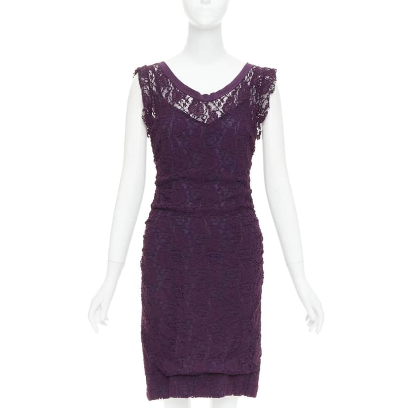 DOLCE & GABBANA Product Purple Polyester Good condition - Front View