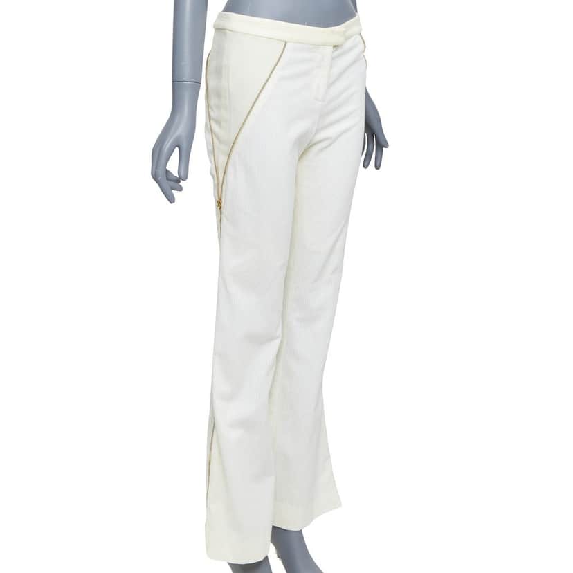 Alexander McQueen DP 680 Beige Cotton Very good condition - Front View