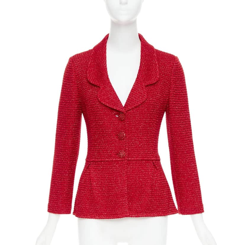 ST JOHN Product Red Polyester Good condition - Front View