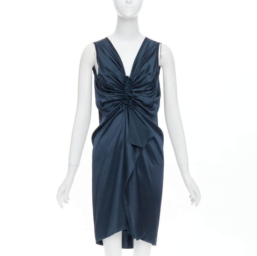 Lanvin Product Blue Silk Very good condition - Front View