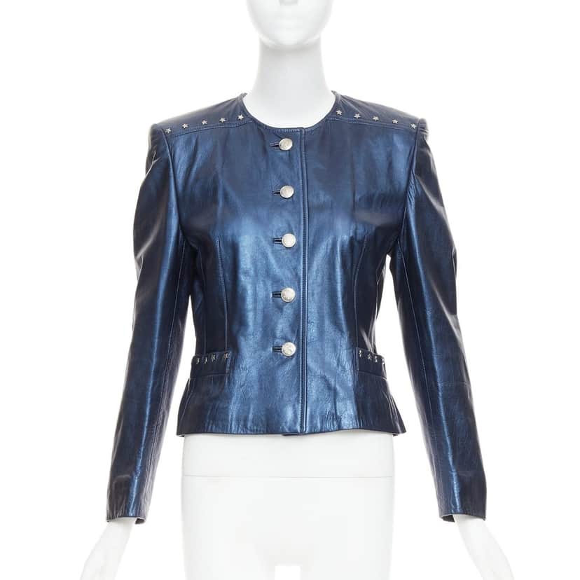 Escada T LAU 500 Blue Leather Very good condition - Front View