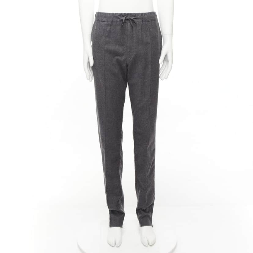 Fendi Grey Wool Pants Grey Wool Very good condition - Front View