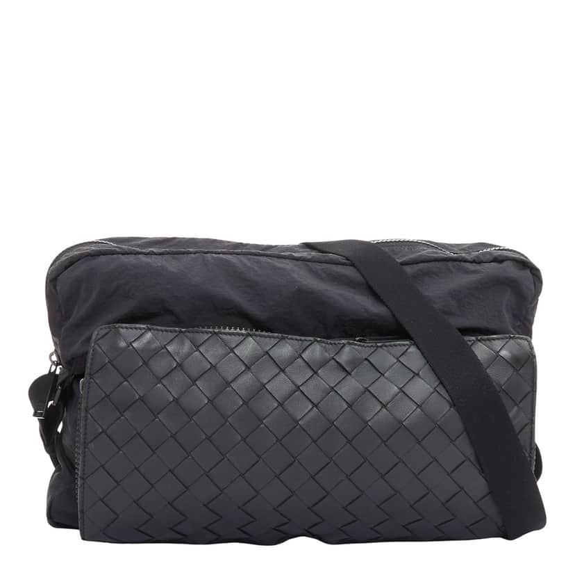 Bottega Veneta 1.5 Intrecciato Black Leather Very good condition - Front View