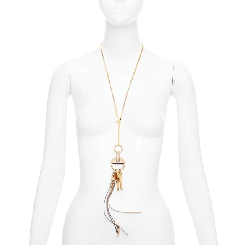 Chloe Nicole Beige Leather Good condition - Front View