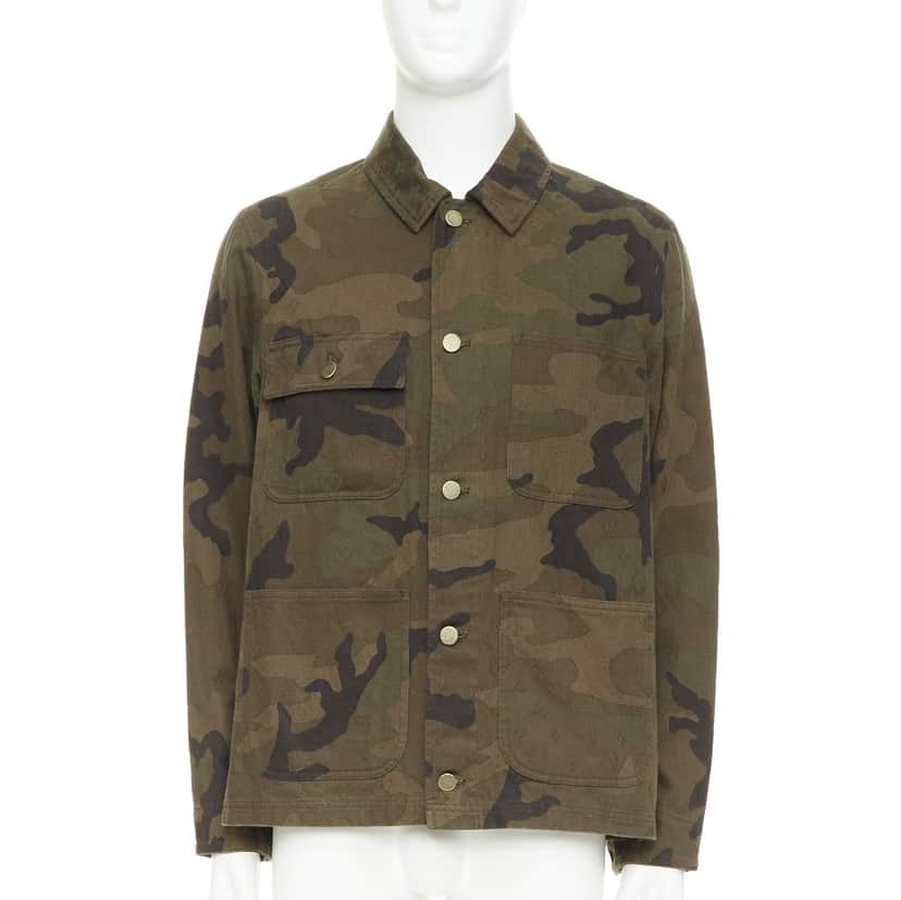 Louis Vuitton Chore Coat Green Denim Very good condition - Front View