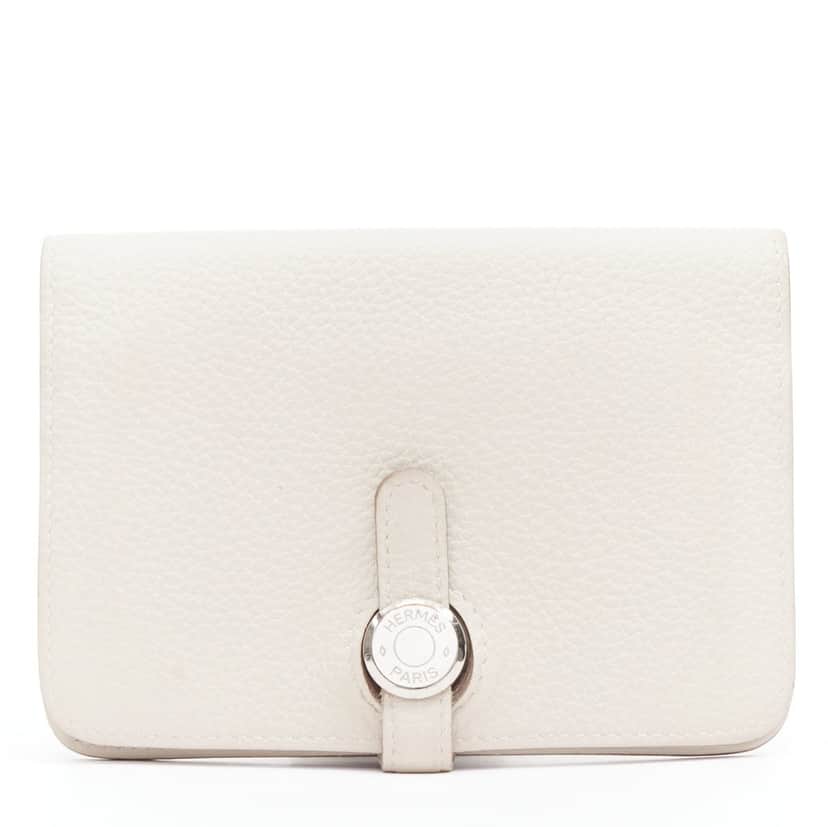 Hermes Dugon Duo Beige Leather Fair condition - Front View