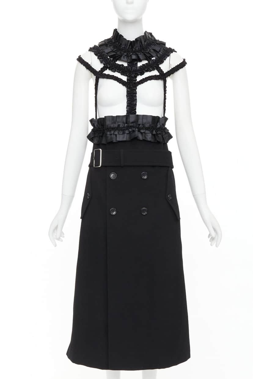 Comme Des Garcons Product Black Wool Very good condition - Front View