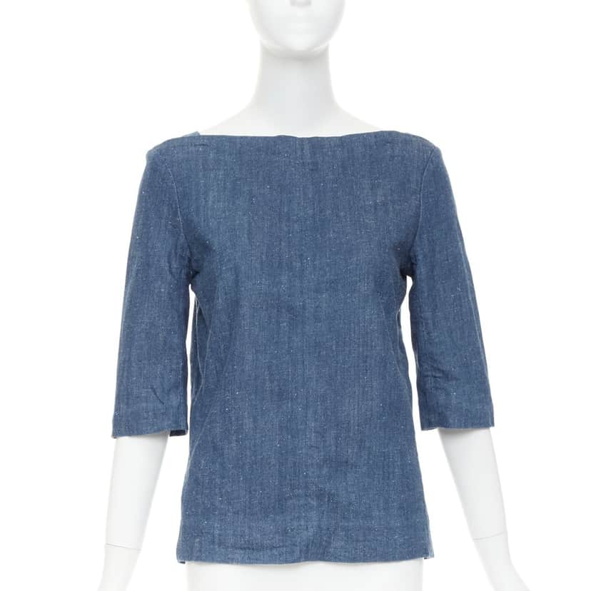 Celine Product Blue Cotton Very good condition - Front View