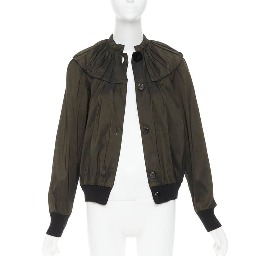 Lanvin Product Green Silk Very good condition - Front View