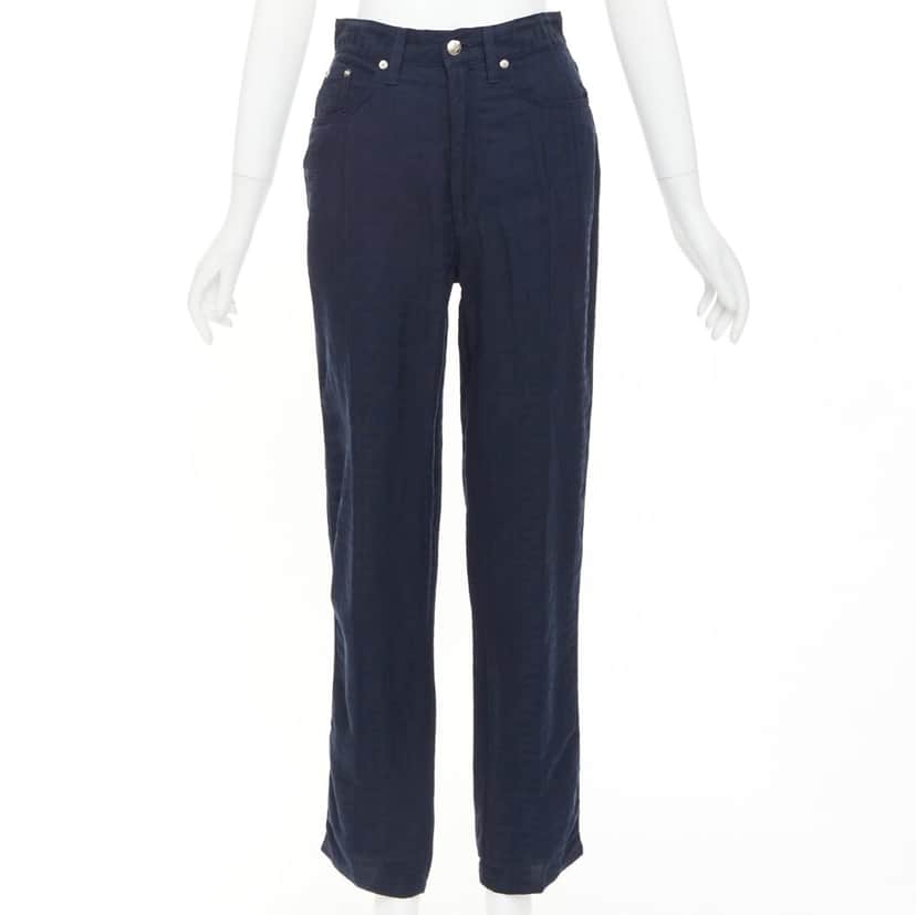 Fendi Product Navy Viscose Very good condition - Front View