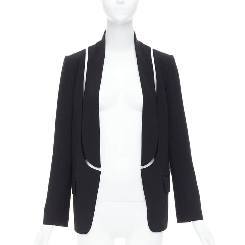 Alexander Wang Cut-Out Long Blazer Black Good condition - Front View