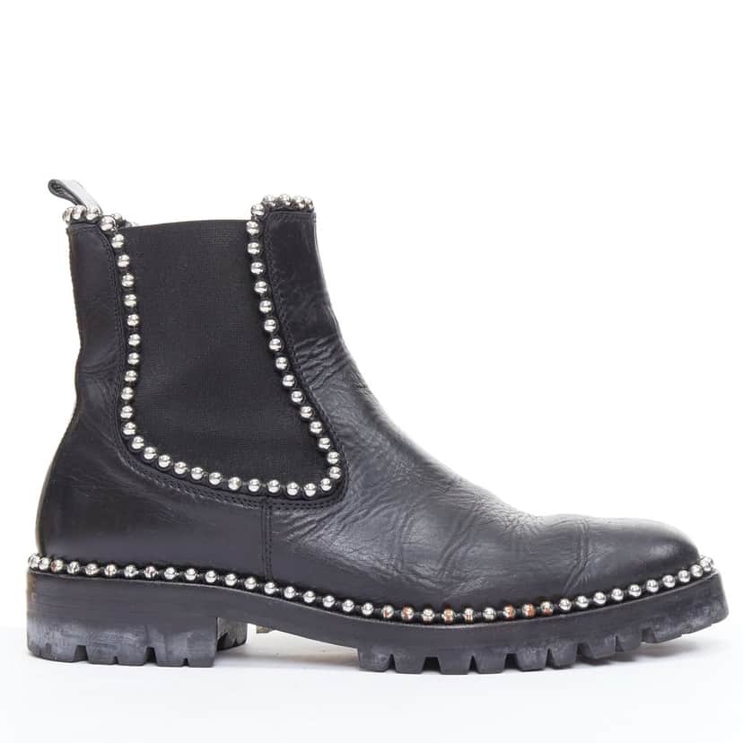 Alexander Wang Spencer Black Leather Fair condition - Front View