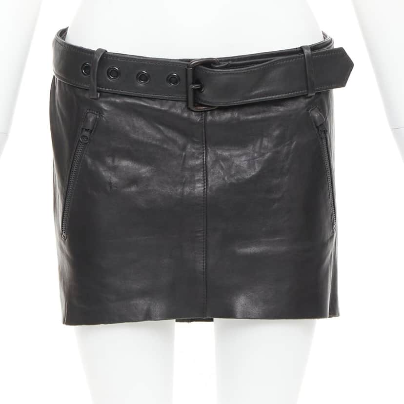 Acne Studios Mimi Leather Black Leather Never worn, with tag - Front View