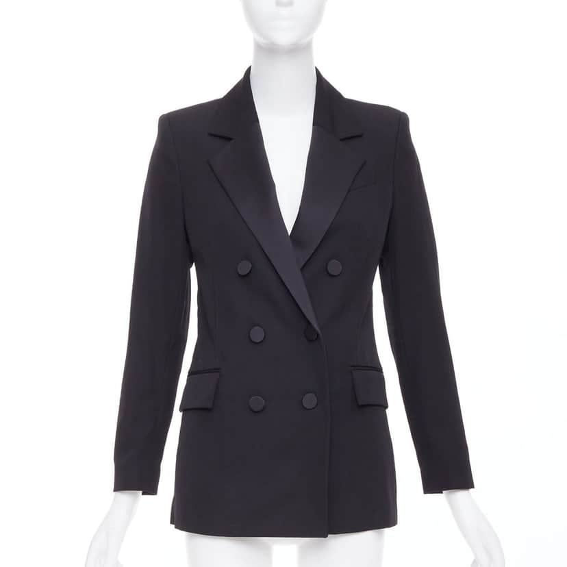 Racil Hatanaka Black Wool Very good condition - Front View