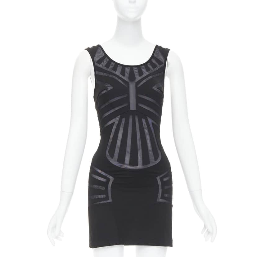 La Perla Contour Panels Dress Black Polyamide Very good condition - Front View