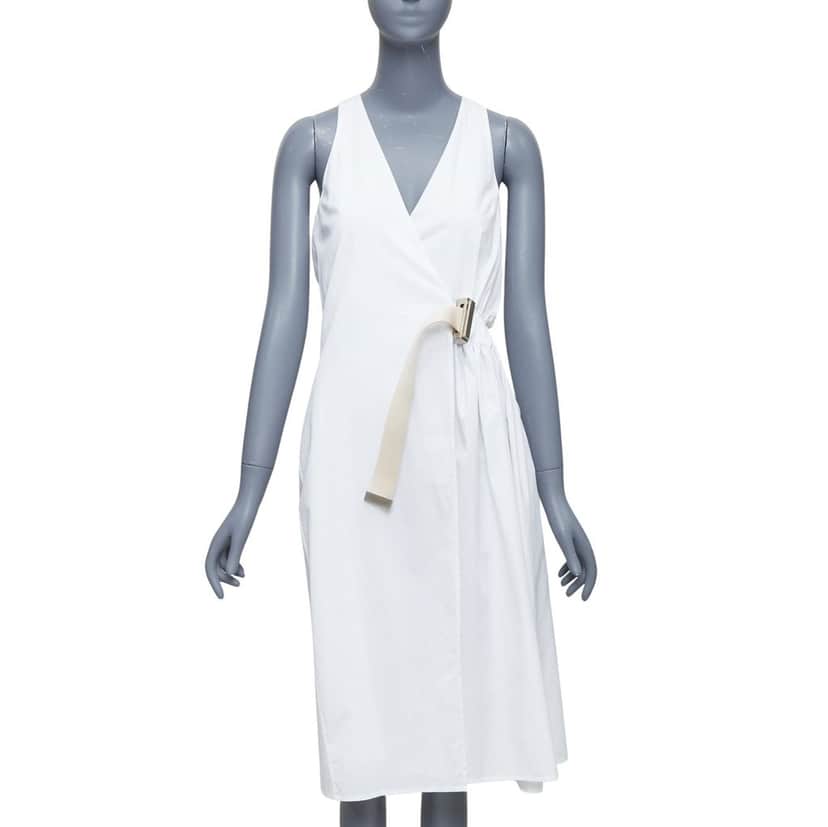 Acne Studios Chen Poplin White Cotton Fair condition - Front View