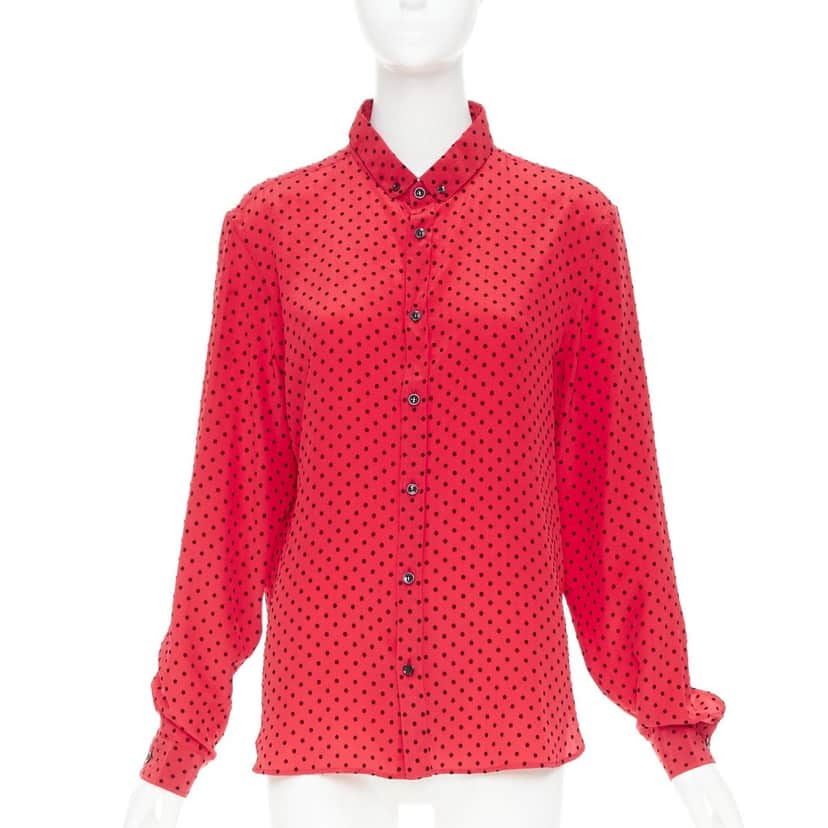 Saint Laurent Product Red Silk Very good condition - Front View