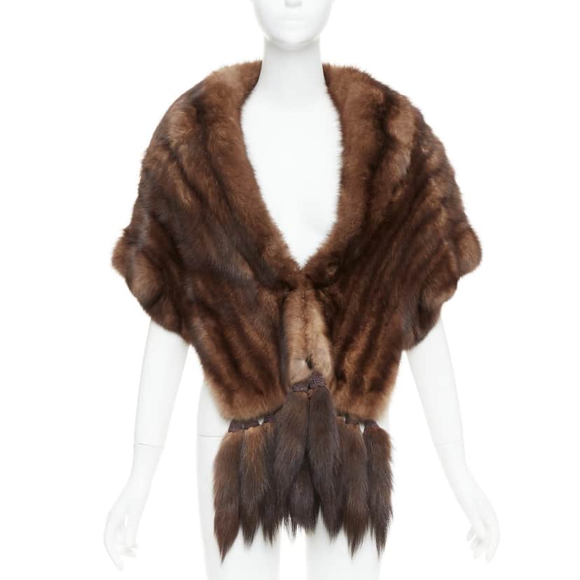 NON SIGNE / UNSIGNED Product Brown Fur Very good condition - Front View