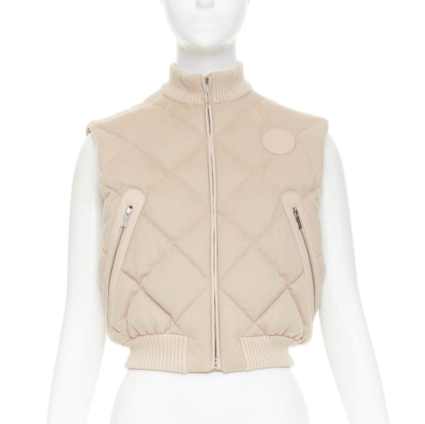 Hermes Product Khaki Cashmere Never worn, with tag - Front View