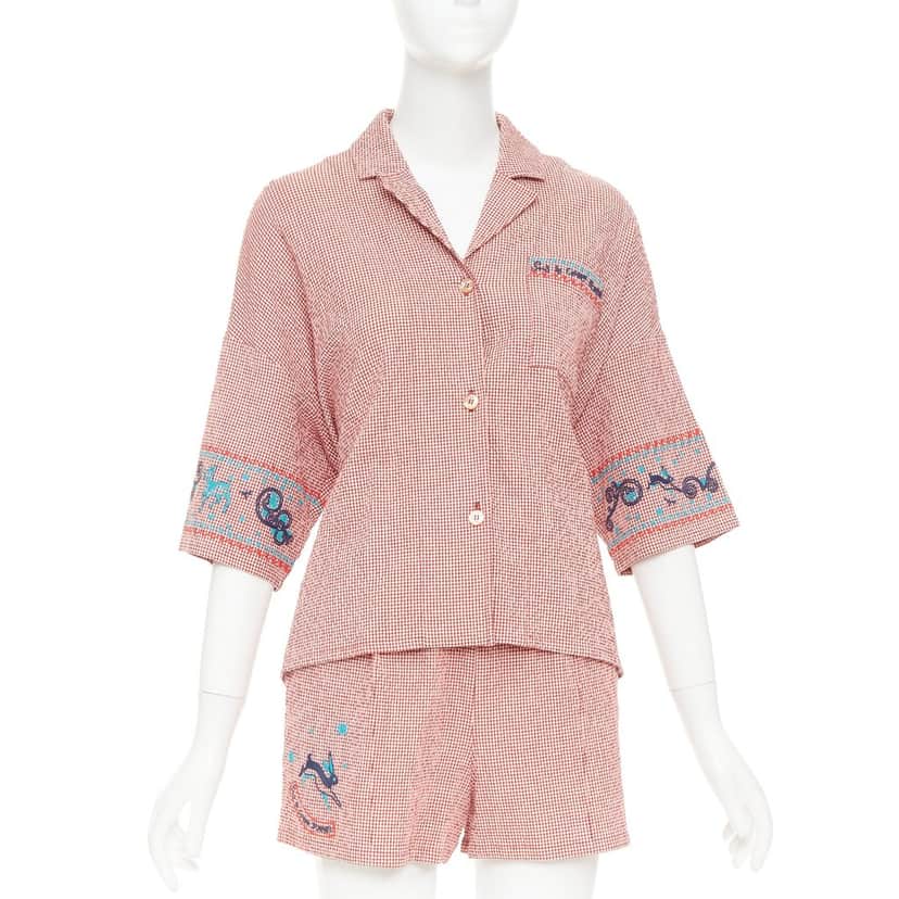 Hermes Product Red Cotton Very good condition - Front View