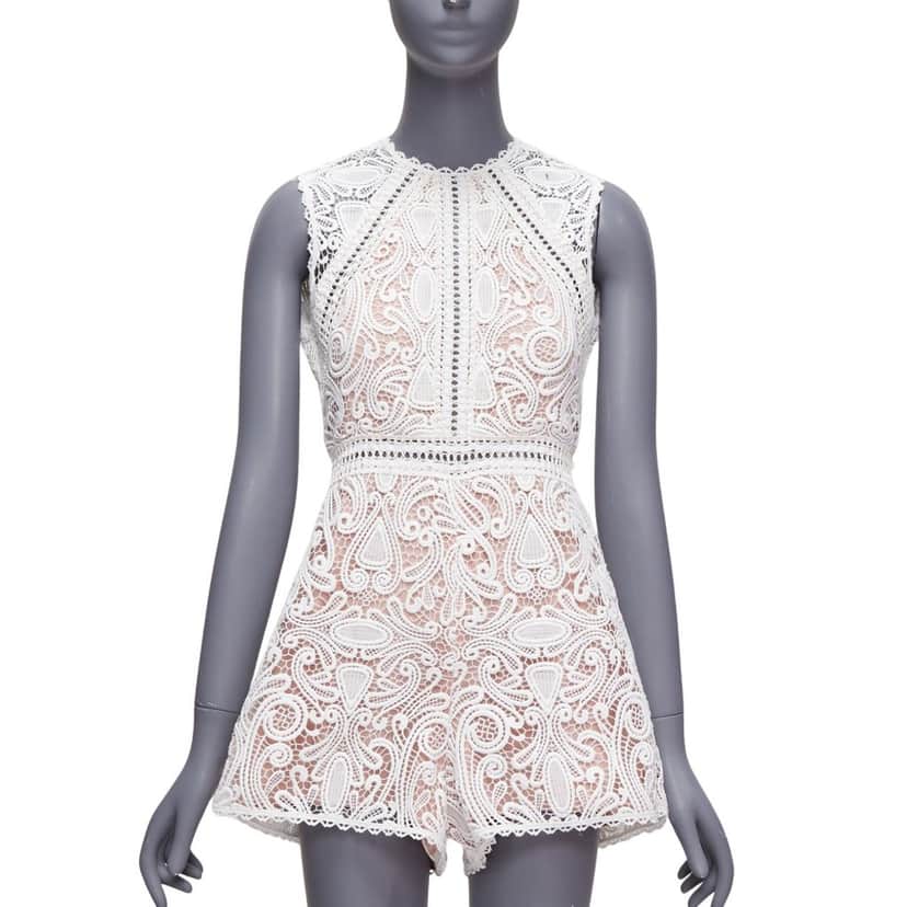 Alexis Makenna White Polyester Never worn, with tag - Front View