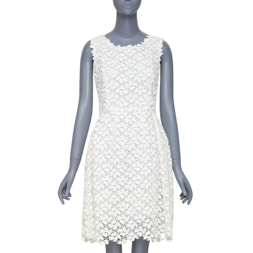 Oscar de la Renta Iso Beige Cotton Good condition - Front View