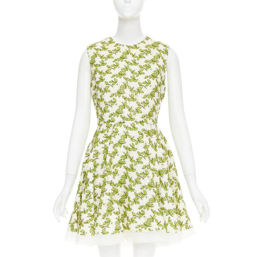Giambattista Valli Product Green Cotton Very good condition - Front View