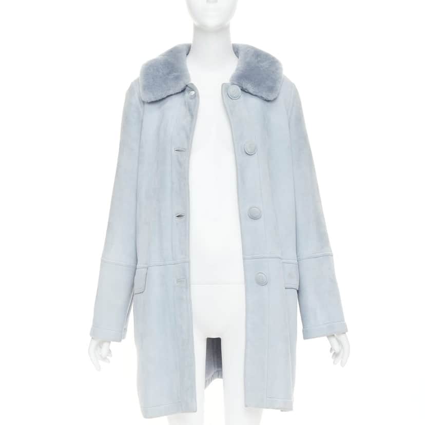 Dior 7H20080140 Blue Suede Fair condition - Front View