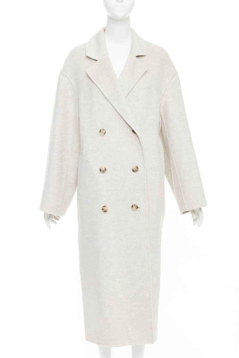 LOULOU STUDIO Borneo Grey Wool Very good condition - Front View