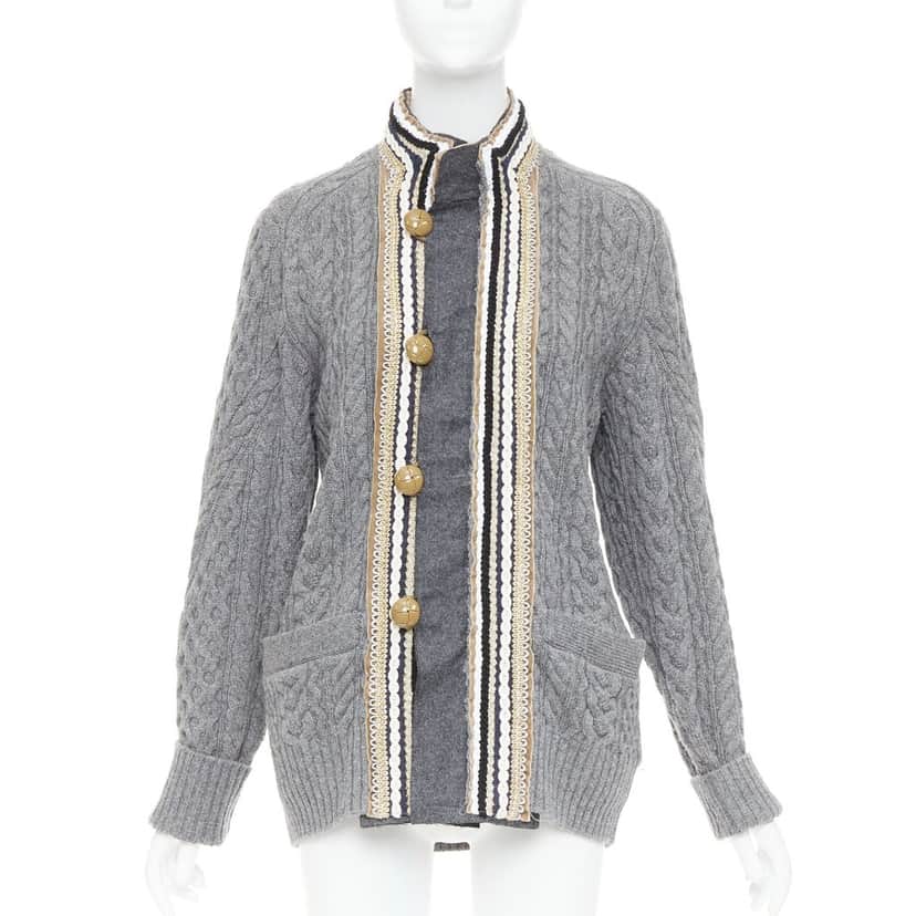 Sacai Product Grey Wool Very good condition - Front View