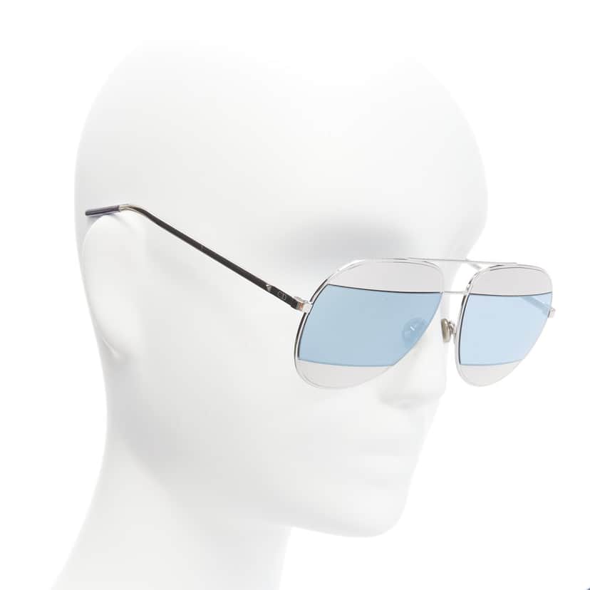 Dior Split 0103J Blue Metal Never worn - Front View