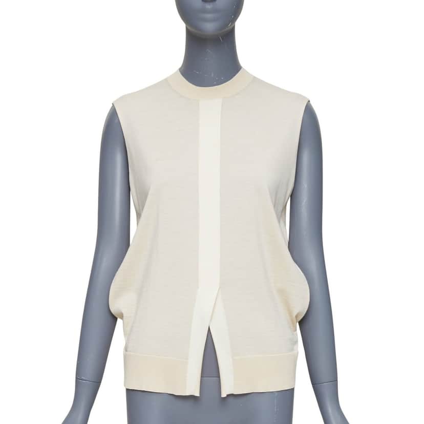 Celine Product Beige Wool Very good condition - Front View