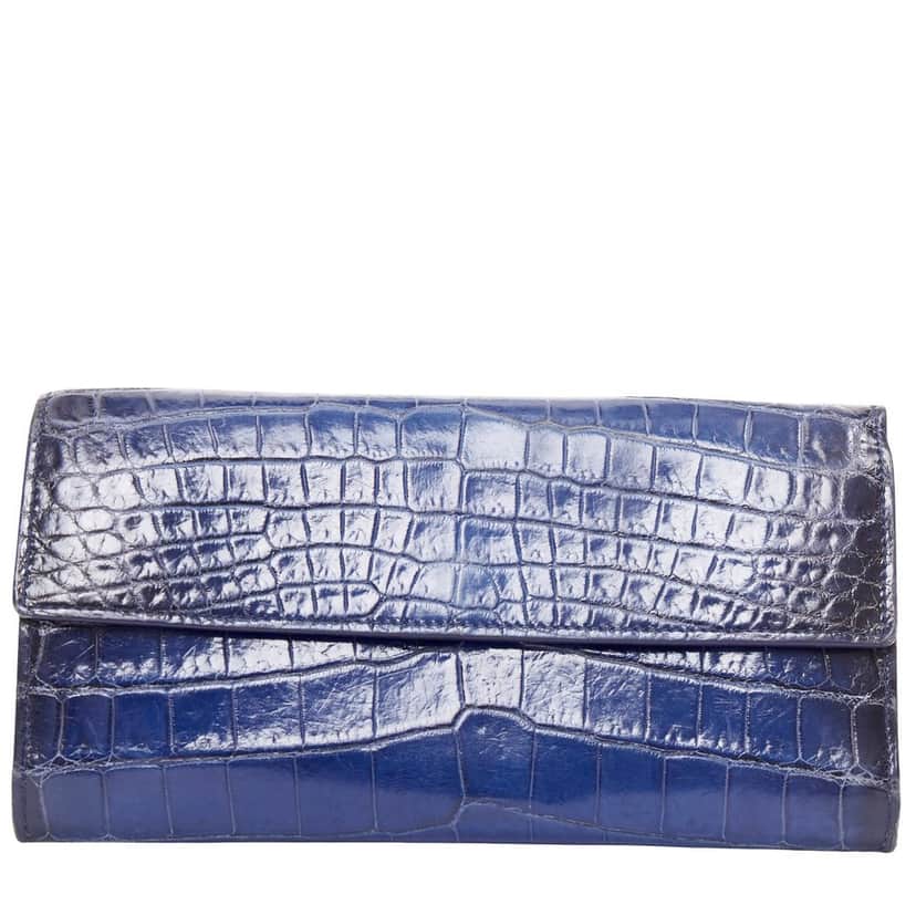 Bottega Veneta Product Blue Leather Good condition - Front View