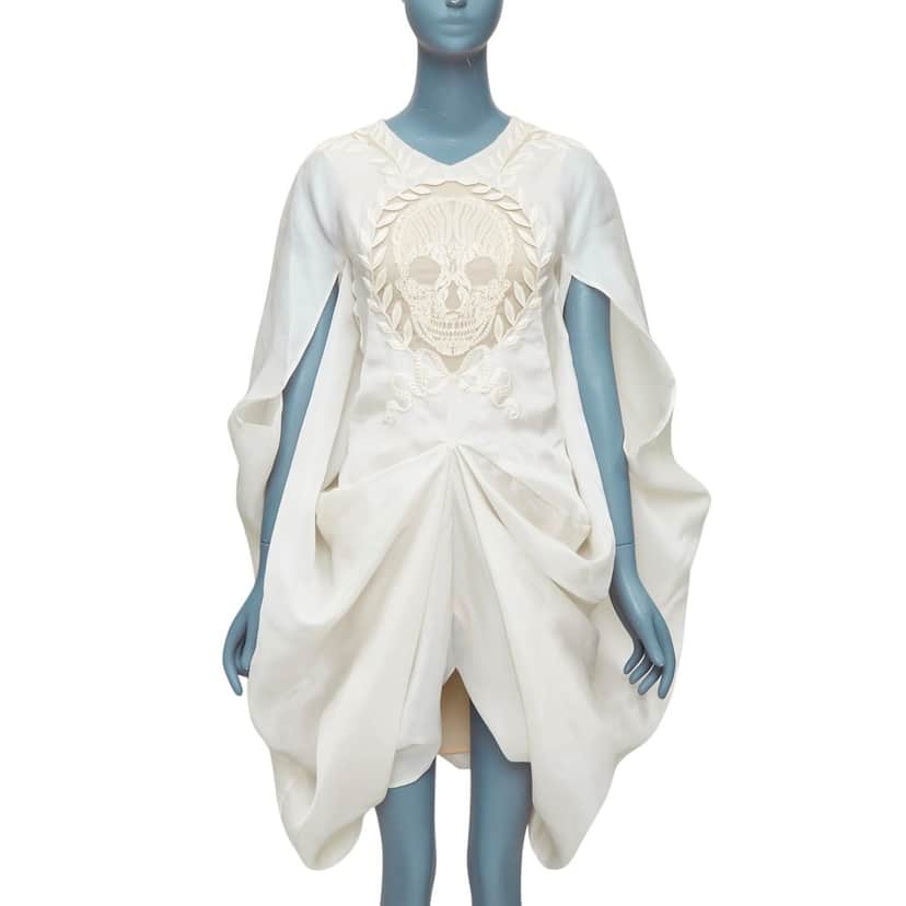 Alexander McQueen Product Beige Silk Very good condition - Front View