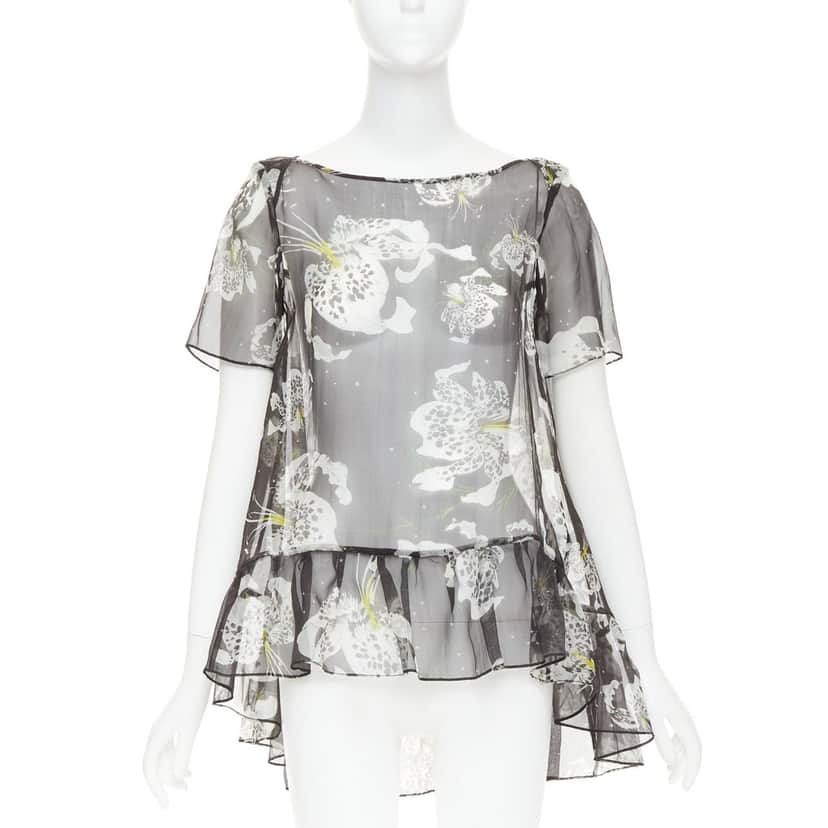 Erdem Product Black Silk Very good condition - Front View